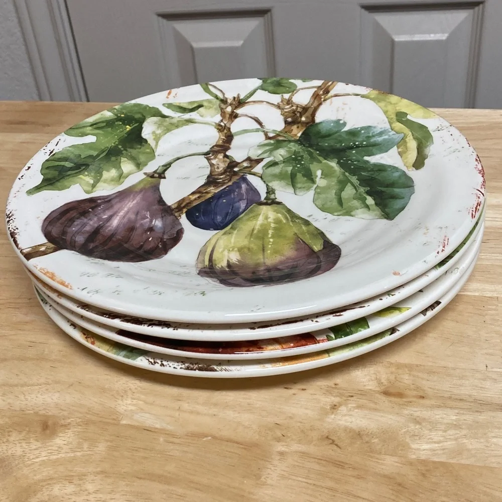 Pier 1 Imports Verona Ironstone Salad Plates Set of 4